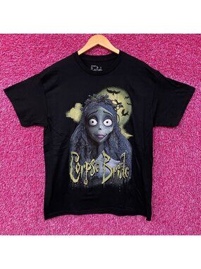 Tim Burton Corpse Bride Emily Graphic Tee Large